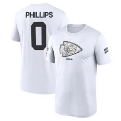Bryce Phillips Kansas City Chiefs Men's Legend White 2024 Salute to Service Performance T-Shirt
