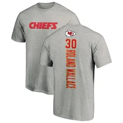 Chris Roland-Wallace Kansas City Chiefs Youth Backer T-Shirt - Ash