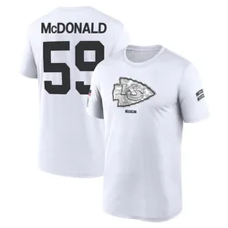 Cooper McDonald Kansas City Chiefs Men's Legend White 2024 Salute to Service Performance T-Shirt