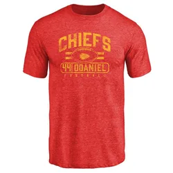 Dorian O'Daniel Kansas City Chiefs Men's Red by Flanker Tri-Blend T-Shirt -