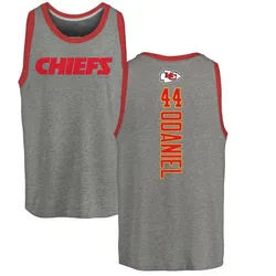 Dorian O'Daniel Kansas City Chiefs Men's by Backer Tri-Blend Tank Top - Ash