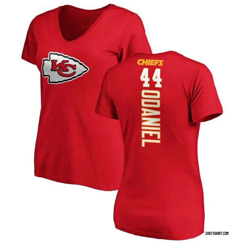 Dorian O'Daniel Kansas City Chiefs Women's Red Backer Slim Fit T-Shirt -