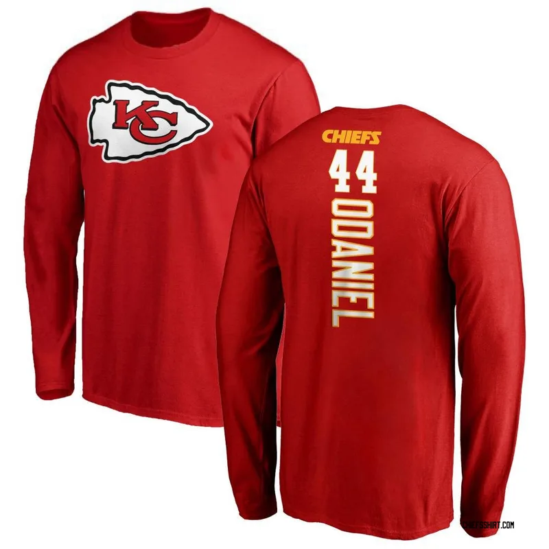 Dorian O'Daniel Kansas City Chiefs Youth Red Backer Long Sleeve T-Shirt -