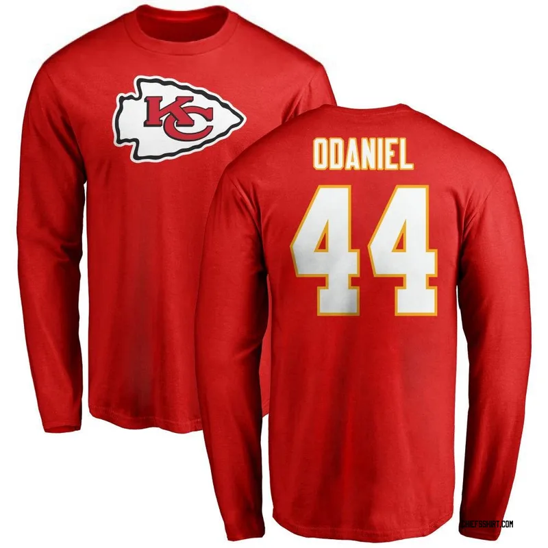 Dorian O'Daniel Kansas City Chiefs Youth Red Name & Number Logo Long Sleeve T-Shirt -