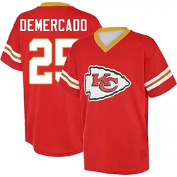 Emari Demercado Kansas City Chiefs Youth Red Name & Number Game Day V-Neck T-Shirt