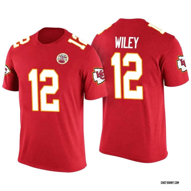 Jared Wiley Kansas City Chiefs Youth Legend Red Color Rush T-Shirt