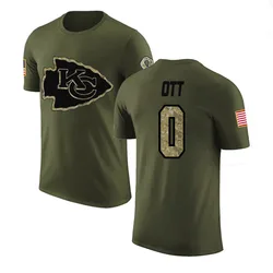 Jaydn Ott Kansas City Chiefs Men's Legend Olive Salute to Service T-Shirt