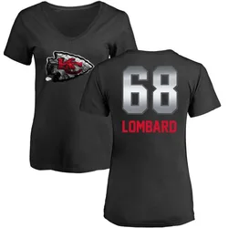 Joey Lombard Kansas City Chiefs Women's Black by Midnight Mascot T-Shirt -