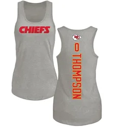 Josh Thompson Kansas City Chiefs Women's by Backer Tri-Blend Tank Top - Ash