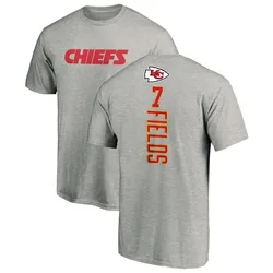 Justin Fields Kansas City Chiefs Men's Backer T-Shirt - Ash
