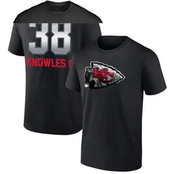 Kevin Knowles II Kansas City Chiefs Men's Black by Midnight Mascot T-Shirt -