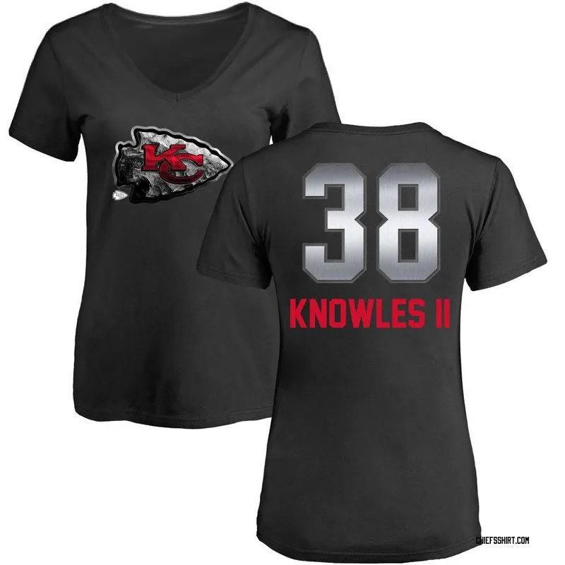 Kevin Knowles II Kansas City Chiefs Women's Black by Midnight Mascot T-Shirt -