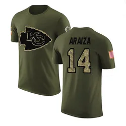 Matt Araiza Kansas City Chiefs Men's Legend Olive Salute to Service T-Shirt