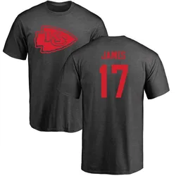Richie James Kansas City Chiefs Men's by One Color T-Shirt - Ash