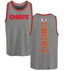 Shane Buechele Kansas City Chiefs Men's by Backer Tri-Blend Tank Top - Ash