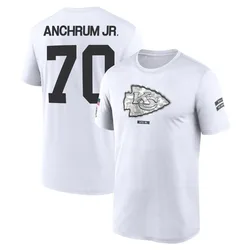 Tremayne Anchrum Jr. Kansas City Chiefs Men's Legend White 2024 Salute to Service Performance T-Shirt