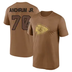 Tremayne Anchrum Jr. Kansas City Chiefs Youth Legend Brown 2023 Salute To Service Performance T-Shirt