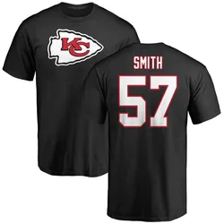 Tyreke Smith Kansas City Chiefs Youth Black Name & Number Logo T-Shirt -