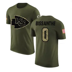 Wesley Bissainthe Kansas City Chiefs Youth Legend Olive Salute to Service T-Shirt